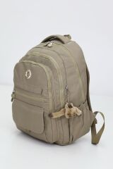 MR ÇANTA Kapaklı Beş Gözlü Geniş Sırt Çantası – Peluş Hediyeli