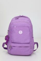 Beş Gözlü Geniş Sırt Çantası – Peluş Hediyeli, Konforlu Askılı, Günlük Kullanıma Uygun